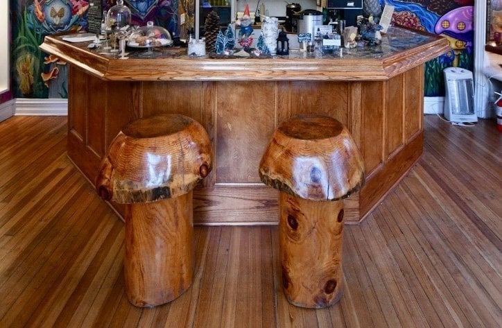 Mushroom stools by Tim Mundy